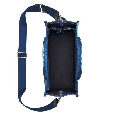 HATTIE STEWART X MARC JACOBS DENIM MEDIUM TOTE BAG